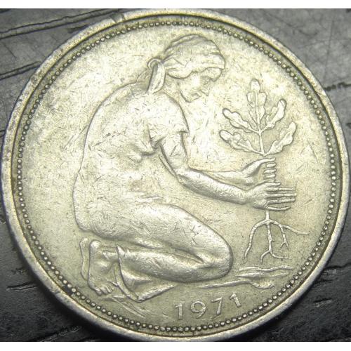 50 пфенігів 1971 D ФРН