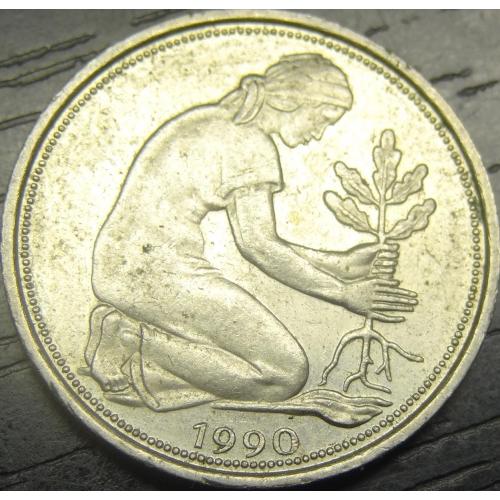 50 пфенігів 1990 D ФРН