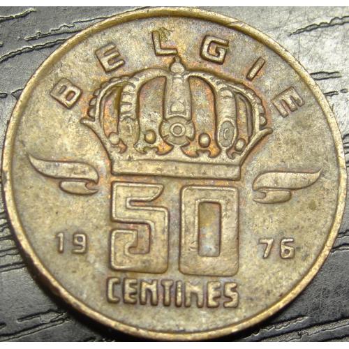50 сантимів Бельгія 1976 Belgie