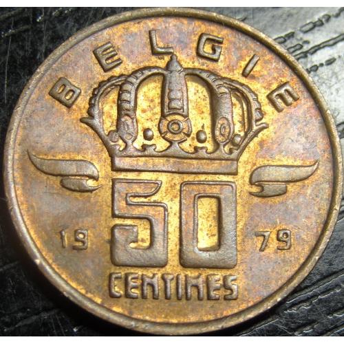 50 сантимів Бельгія 1979 Belgie