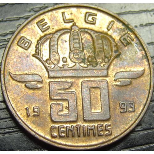 50 сантимів Бельгія 1993 Belgie