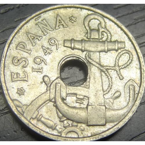 50 сентимів 1949 (1962) Іспанія