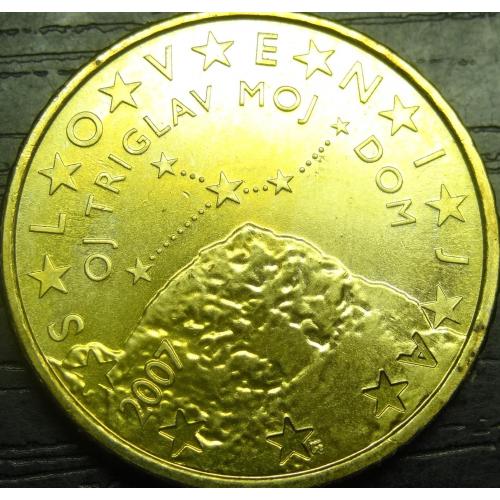 50 євроцентів Словенія 2007 UNC