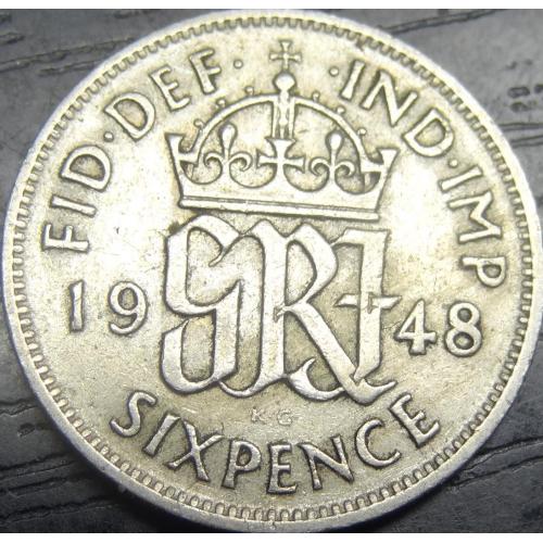 6 пенсів 1948 Британія