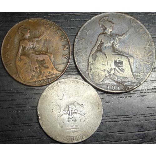 Монети Британії (Король Георг V)