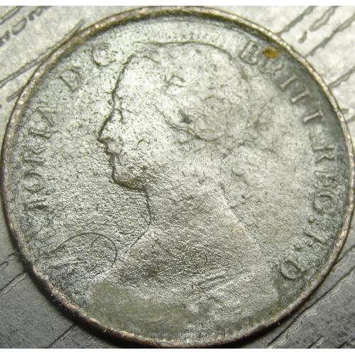 Фартінг 1866 Британія