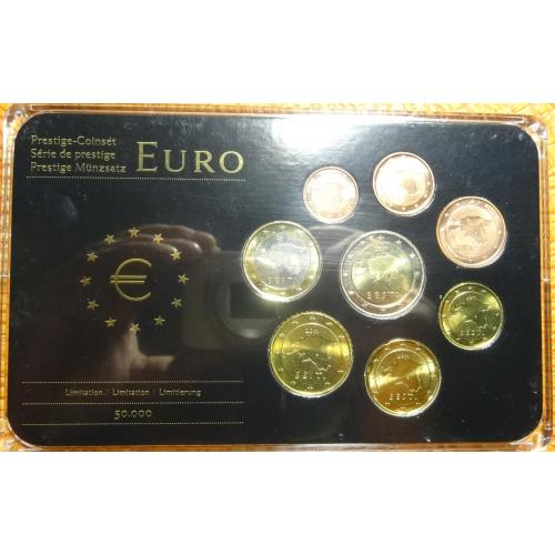 Комплект євромонет Естонії 2011 UNC (повний комплект+сертифікат)
