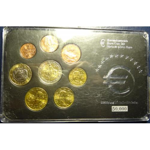 Комплект євромонет Греції 2009 UNC (повний комплект)