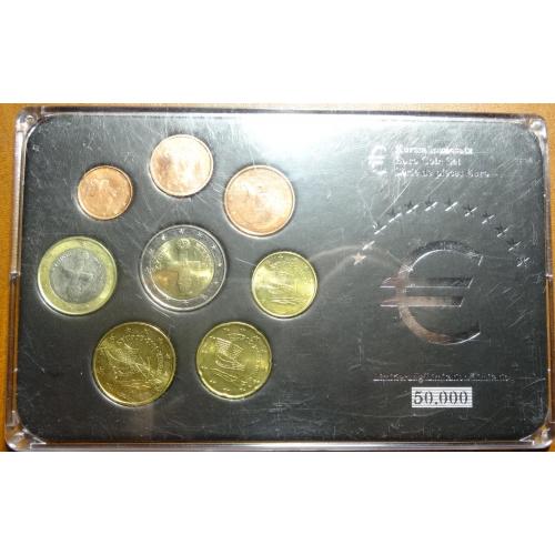 Комплект євромонет Кіпру 2008 UNC (повний комплект+сертифікат)
