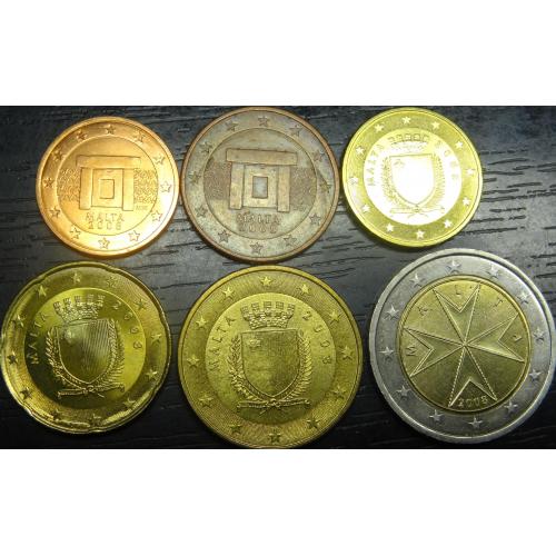 Комплект євромонет Мальти 2008