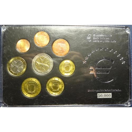 Комплект євромонет Мальти 2008 UNC (повний комплект)