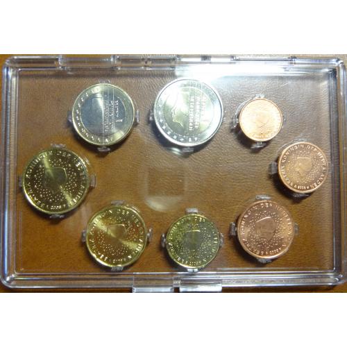 Комплект євромонет Нідерландів 2008 UNC (Королева Беатрікс) повний комплект
