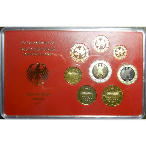 Комплект євромонет Німеччини 2005 F (повний комплект) UNC