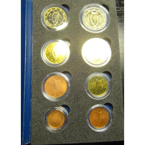 Комплект євромонет Ірландії 2002 UNC (повний комплект)