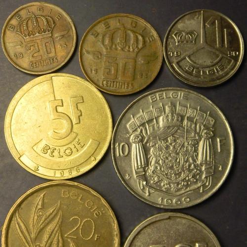 Комплект монет Бельгії (Король Бодуен I) Belgie