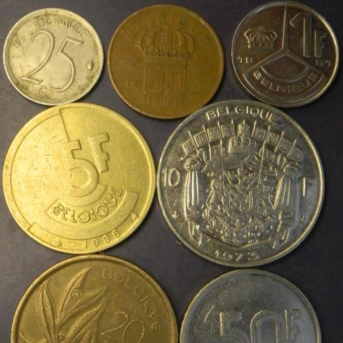 Комплект монет Бельгії (Король Бодуен I) Belgique