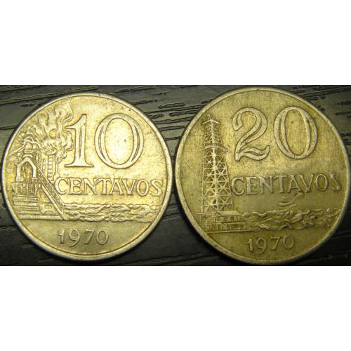 Монети Бразилії 1970 (крузейро)