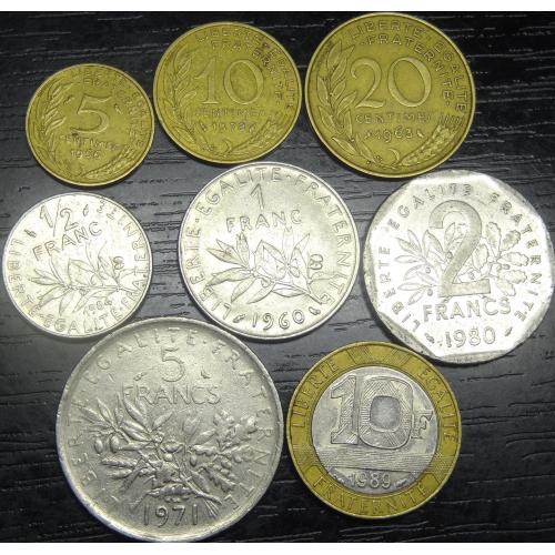 Комплект монет Франції (П'ята Республіка)