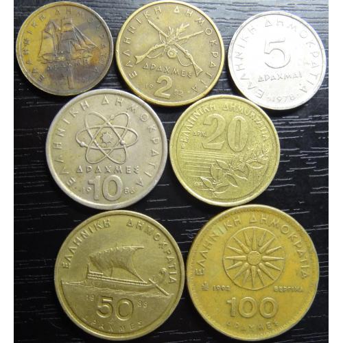 Комплект монет Греції (до євро)