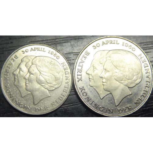 Комплект монет коронації Королеви Беатрікс, Нідерланди 1980