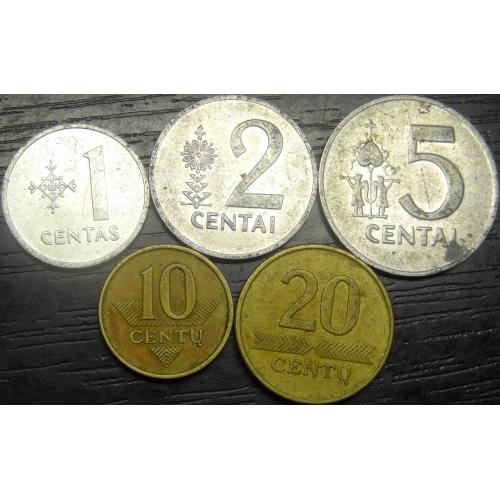 Комплект монет Литви (до євро)