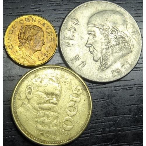 Монети Мексики (старий песо)