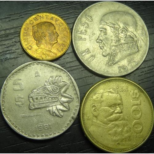 Монети Мексики (старий песо)