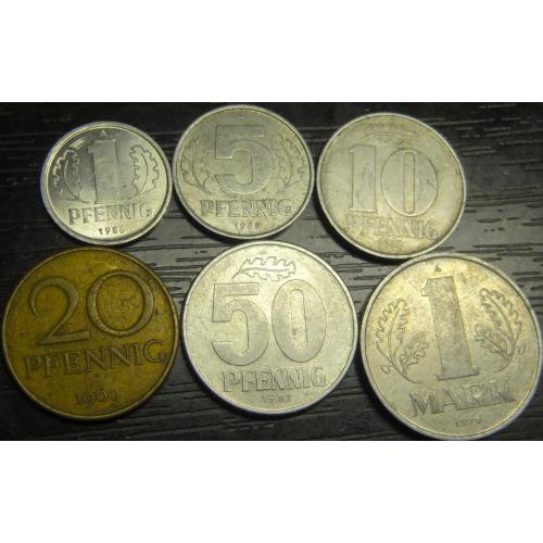 Комплект монет Німецької Демократичної Республіки (НДР)