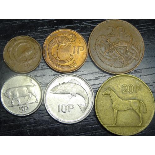 Комплект монет Ірландії (до євро)