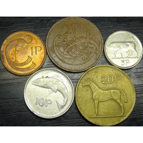 Комплект монет Ірландії (до євро)