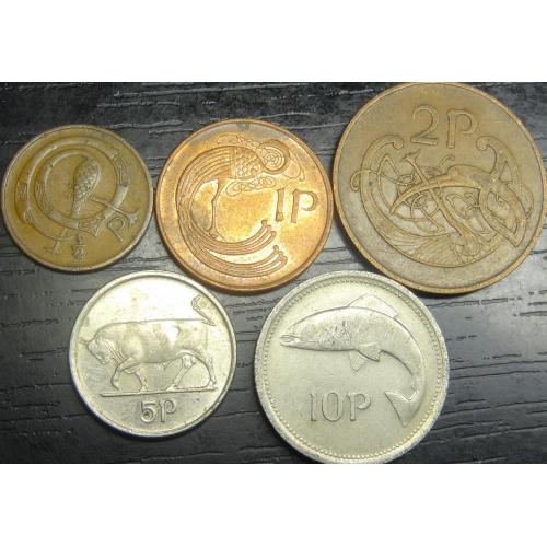 Комплект монет Ірландії (до євро)