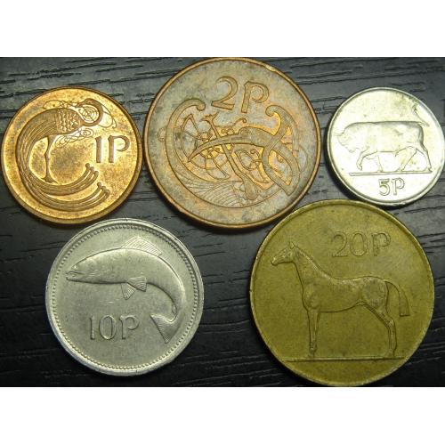 Комплект монет Ірландії (до євро)