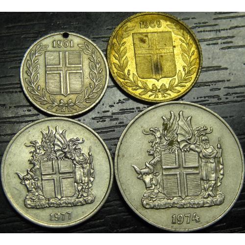 Монети Ісландії (стара крона)