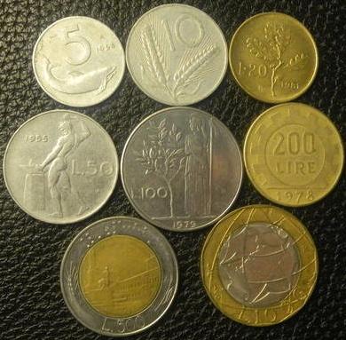 Комплект монет Італії