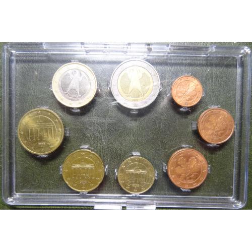 Комплект євромонет Німеччини 2002 D (повний комплект)