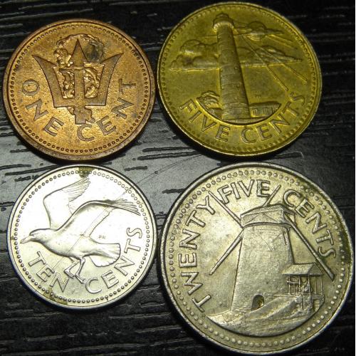 Монети Барбадоса 1998