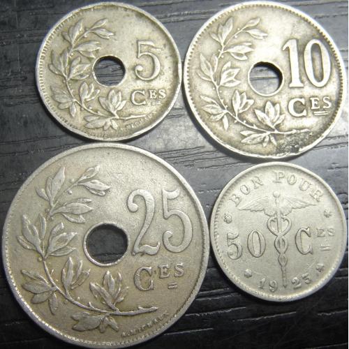 Монети Бельгії (Король Альберт I)