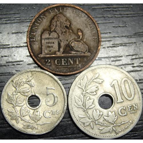 Монети Бельгії (Король Леопольд II)