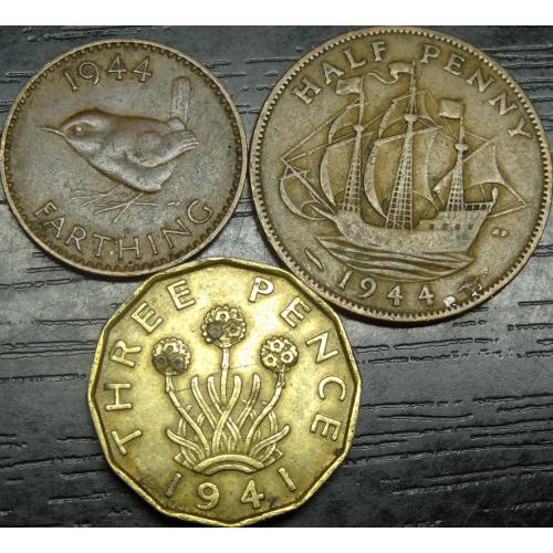 Монети Британії (Король Георг VI)