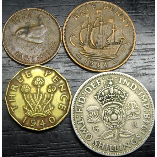 Монети Британії (Король Георг VI)