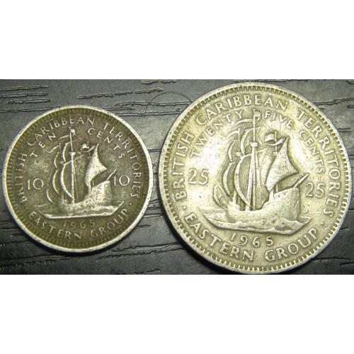 Монети Британських Карибських територій 1965