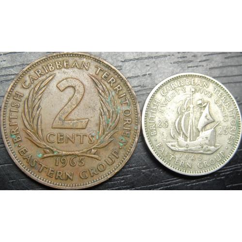 Монети Британських Карибських територій 1965