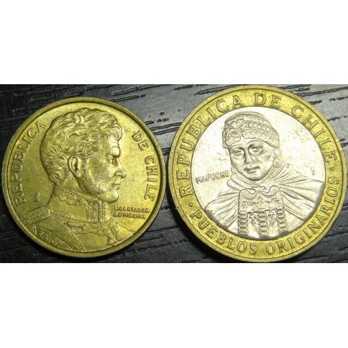 Монети Чилі 2008 (песо)