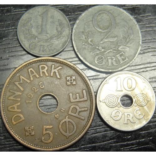 Монети Данії (Король Крістіан X)