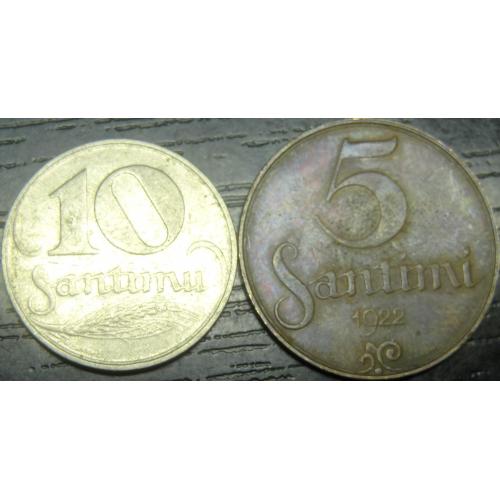 Монети Латвії 1922 (Перша Республіка)