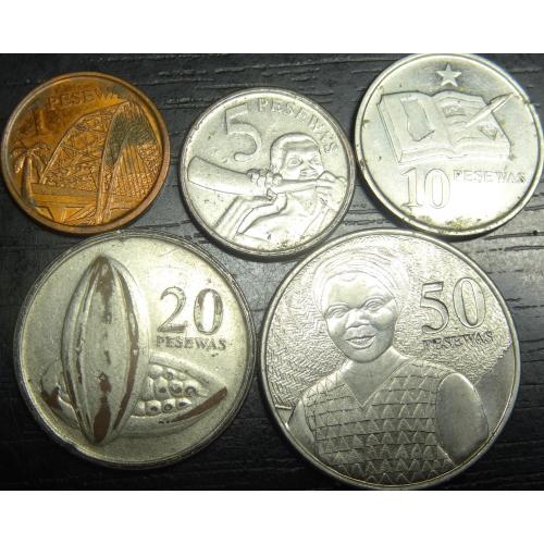 Комплект монет Гани 2007