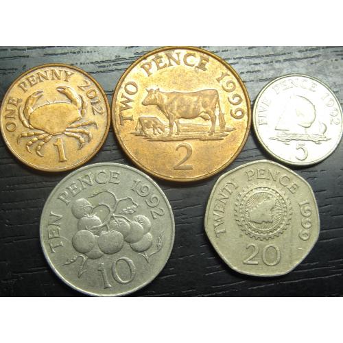 Комплект монет Гернсі