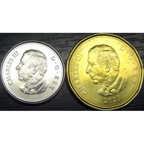 Монети Канади 2023 (Король Чарльз III)