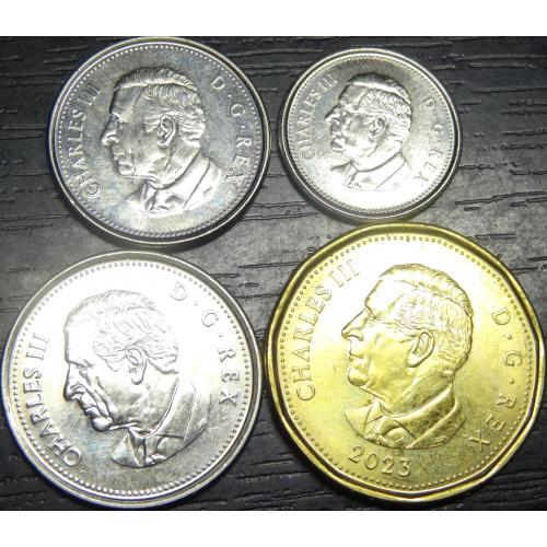 Монети Канади 2023 (Король Чарльз III)