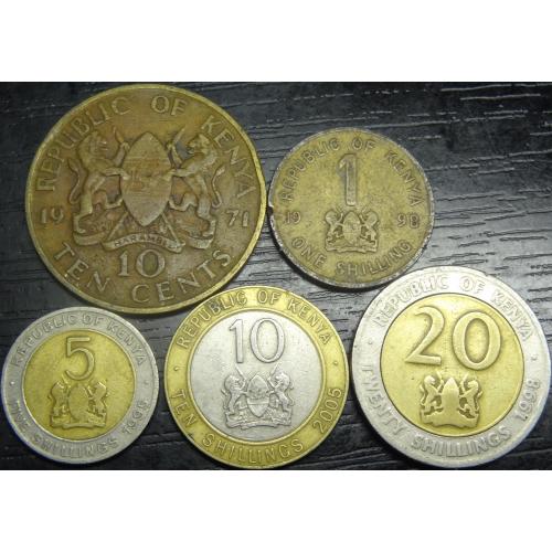 Комплект монет Кенії